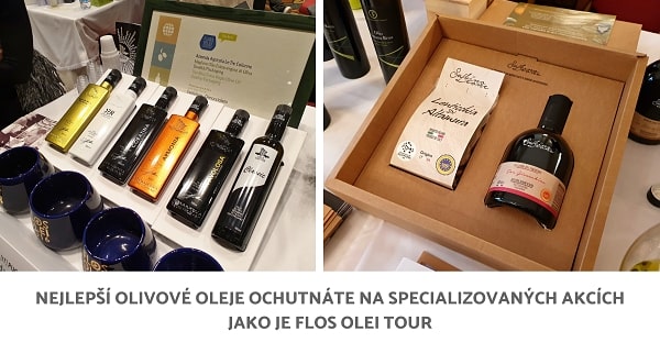 Nejlepší olivové oleje ochutnáte na specializovaných akcích jako je Flos Olei Tour